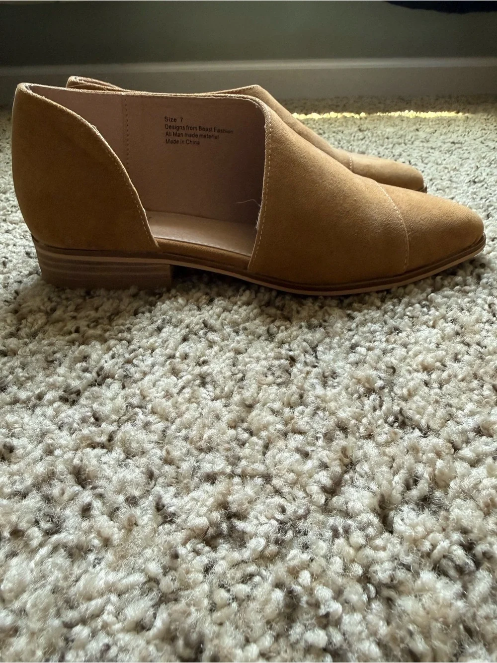 Beast tan loafers